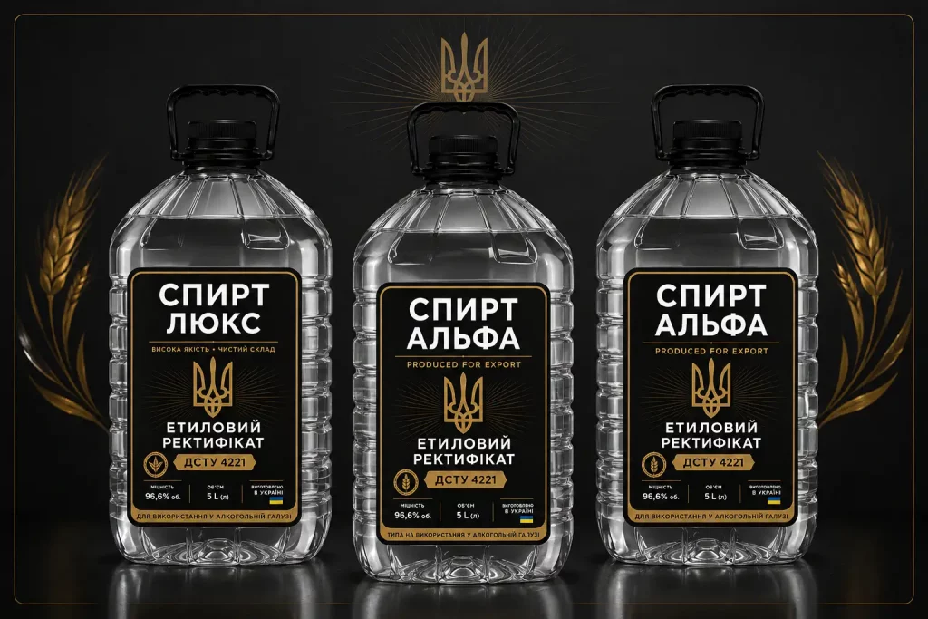 Купить пищевой спирт в Украине